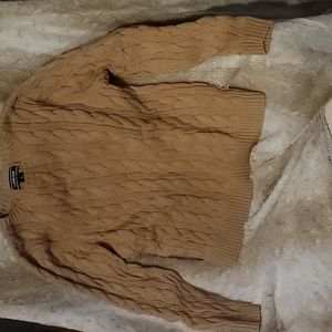 Lands End cable knit sweater